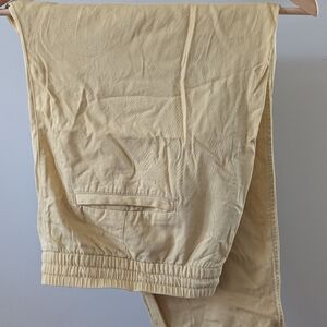 GAP Butter Yellow Tied Pull On Pants